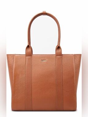 Heavy duty leather tote bag